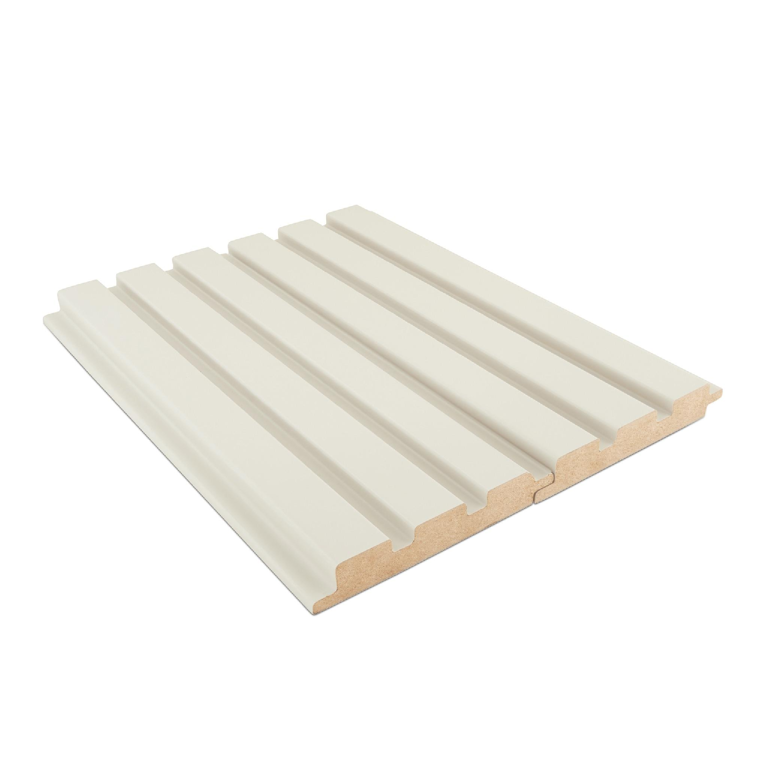 MDF 18 mm Louvers/Panels | 9 Ft x 4.7 inch | 810 Beige| Image 3